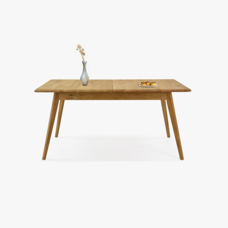 Dřevěný dubový rozkládací stůl 160 - 200 cm