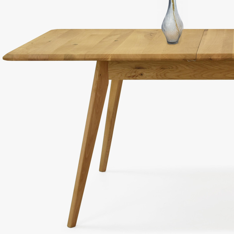 Dřevěný dubový rozkládací stůl 160 - 200 cm