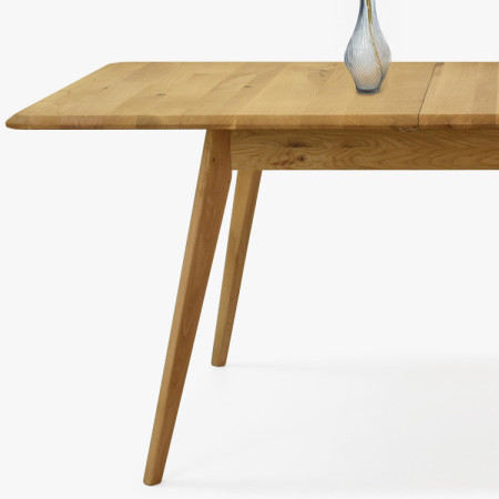 Dřevěný dubový rozkládací stůl 160 - 200 cm