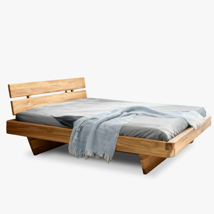 Poctivá Bett aus massivem Eichenholz 180 cm – robust & nachhaltig