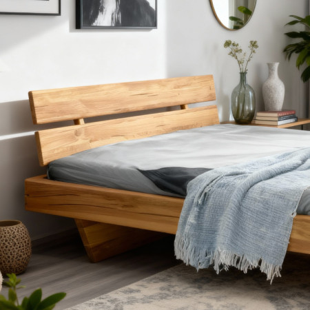 Poctivá Bett aus massivem Eichenholz 180 cm – robust & nachhaltig