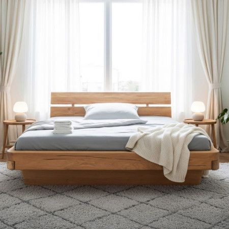 Poctivá Bett aus massivem Eichenholz 180 cm – robust & nachhaltig