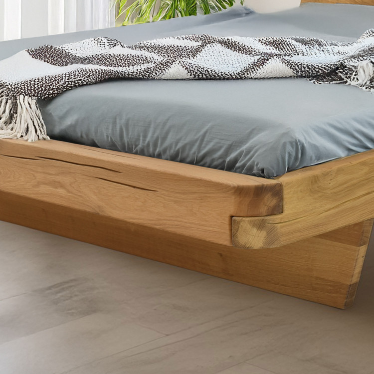 Poctivá Bett aus massivem Eichenholz 180 cm – robust & nachhaltig