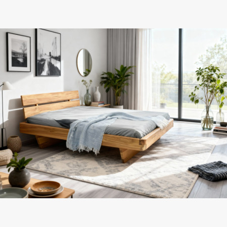 Poctivá Bett aus massivem Eichenholz 180 cm – robust & nachhaltig