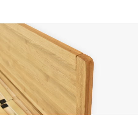 Manželská postel auf Eichenbeinen 180 x 200 cm, Prag