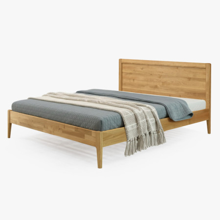 Manželská postel auf Eichenbeinen 180 x 200 cm, Prag