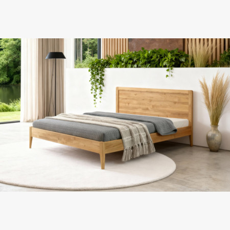 Manželská postel auf Eichenbeinen 180 x 200 cm, Prag