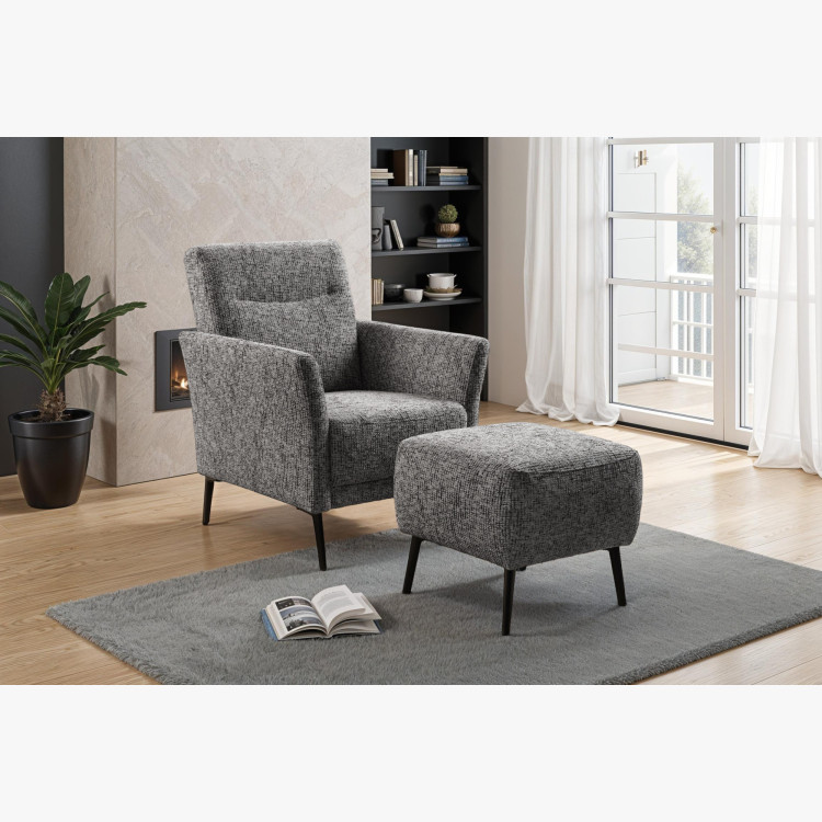 Design-Sessel TALVI aus massivem Holz