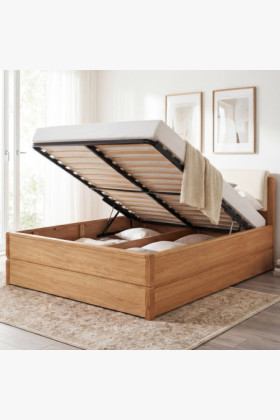 Postel 180 cm mit Stauraum, Doppelbett, Helsinki Öl 2