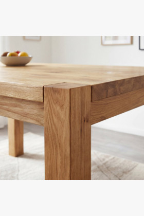 Eiche Massivholztisch für das Esszimmer, Košice 120 x 80 cm 2