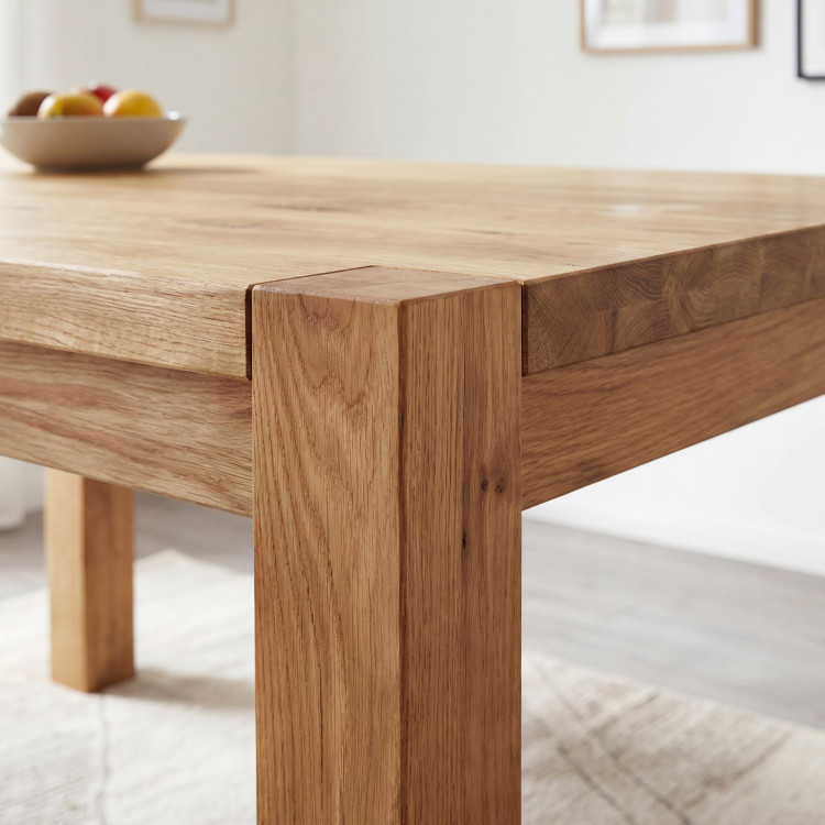 Eiche Massivholztisch für das Esszimmer, Košice 120 x 80 cm