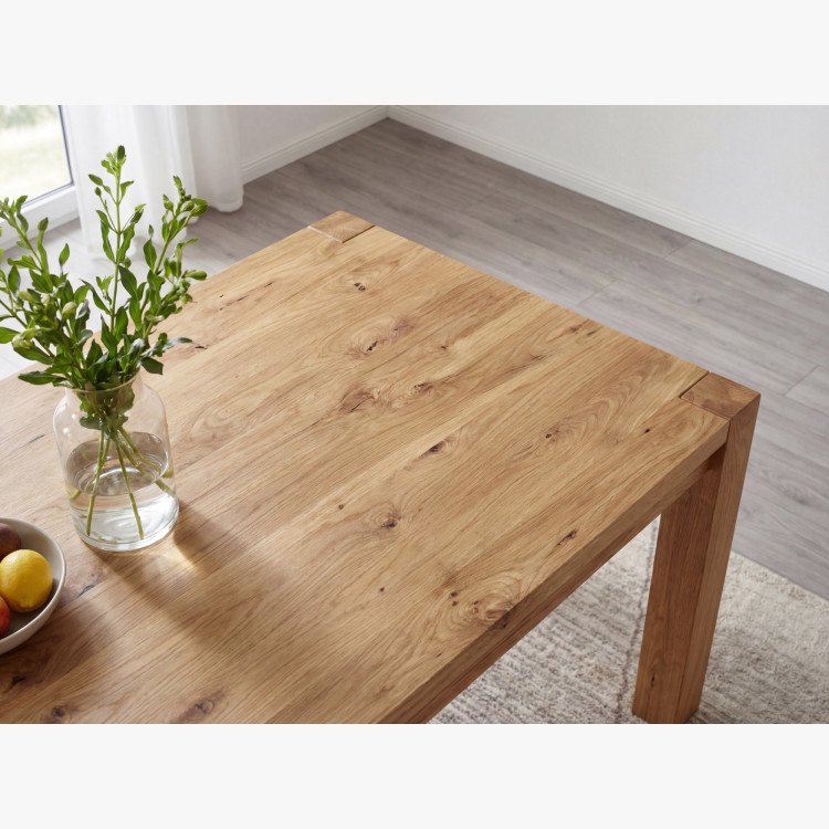 Eiche Massivholztisch für das Esszimmer, Košice 120 x 80 cm
