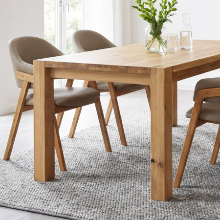 Eiche Massivholztisch für das Esszimmer, Košice 120 x 80 cm