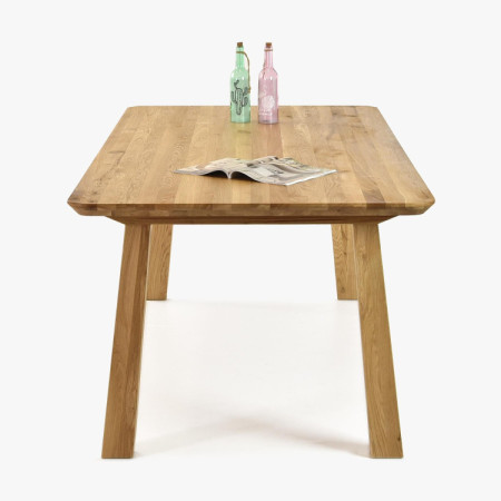 Massivholz Esstisch - Abgerundete Kanten, Tina 160 x 90 cm