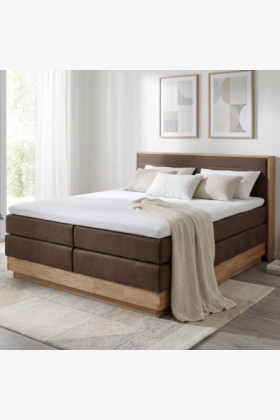 Postel Boxspring mit Stauraum, Moneta 180 braun