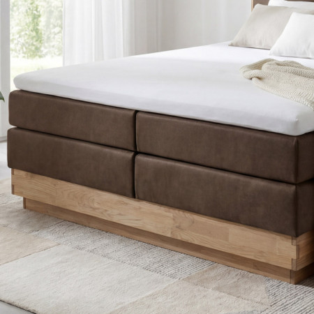 Postel Boxspring mit Stauraum, Moneta 180 braun