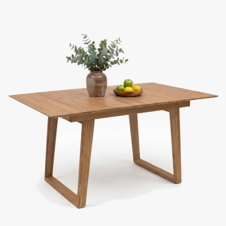 Rozklappbarer Tisch aus massivem Eichenholz 150 x 90 cm, Rouen