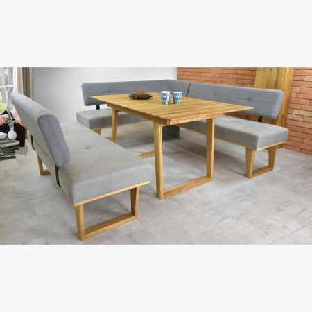 Rozklappbarer Tisch aus massivem Eichenholz 150 x 90 cm, Rouen