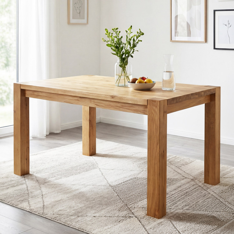 Dubischer Esstisch aus Massivholz, Košice 140 x 90 cm