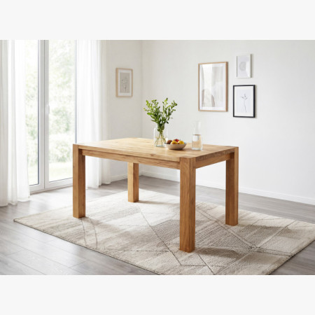 Dubischer Esstisch aus Massivholz, Košice 140 x 90 cm