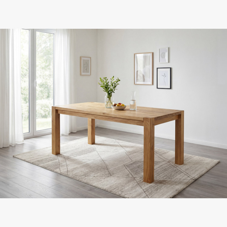 Dubischer Esstisch aus Massivholz, Košice 180 x 90 cm