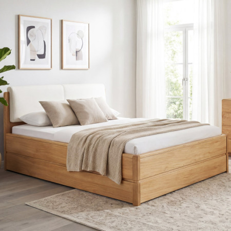 Postel mit Stauraum Doppelbett ON, Helsinki 140 x 200 cm