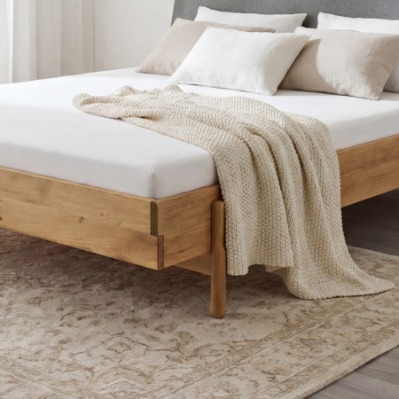 Eichenbett Satvar 180x200 cm skandinavischer Stil