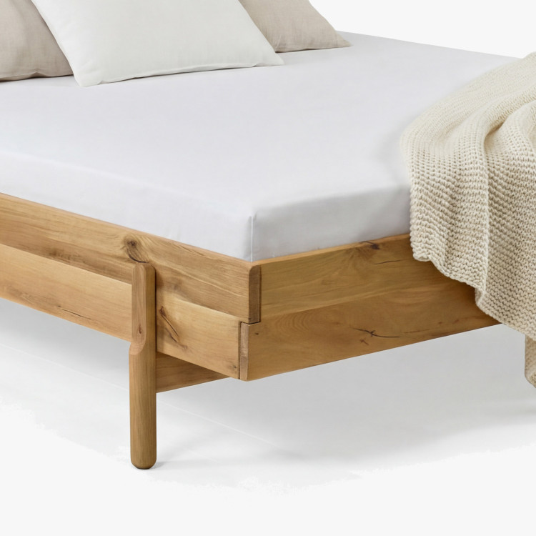 Eichenbett Satvar 180x200 cm skandinavischer Stil