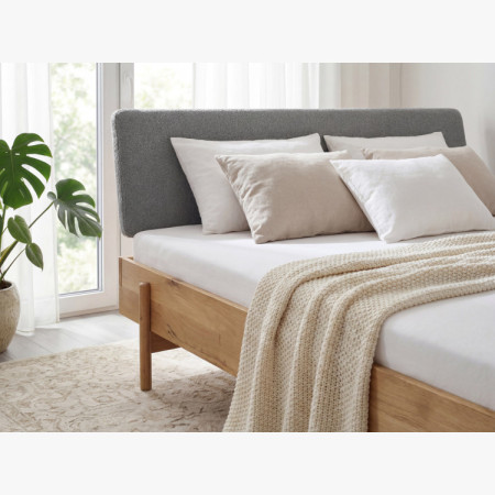 Eichenbett Satvar 180x200 cm skandinavischer Stil