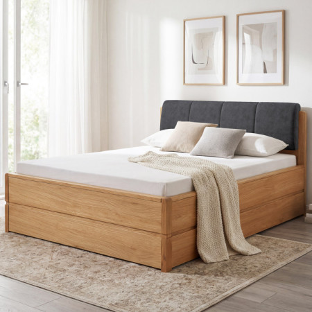 Postel 200 cm mit Stauraum, Helsinki Öl