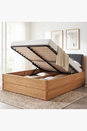 Postel 200 cm mit Stauraum, Helsinki Öl 2