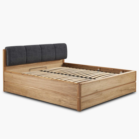 Postel 200 cm mit Stauraum, Helsinki Öl