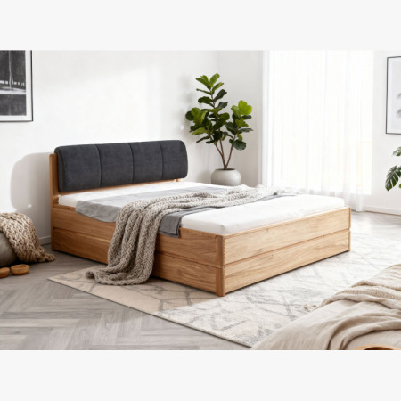 Postel 200 cm mit Stauraum, Helsinki Öl