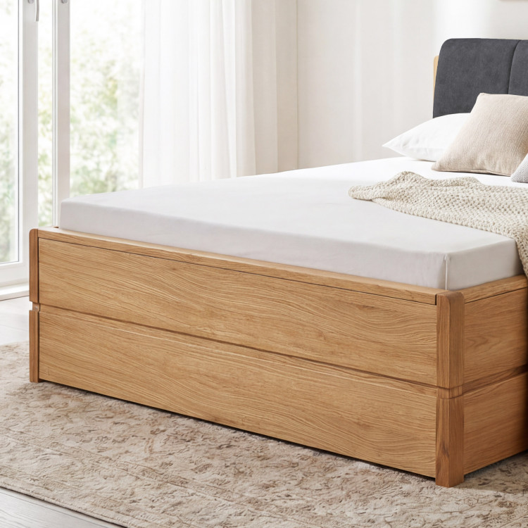 Postel 200 cm mit Stauraum, Helsinki Öl