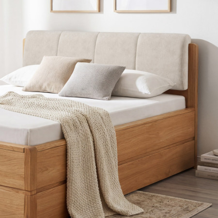 Bett 160 cm mit Stauraum Doppelbett, Helsinki Öl