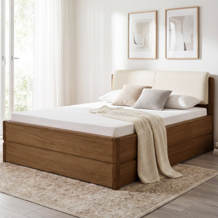 Postel mit Stauraum Ehebett DP, Helsinki 140 x 200 cm