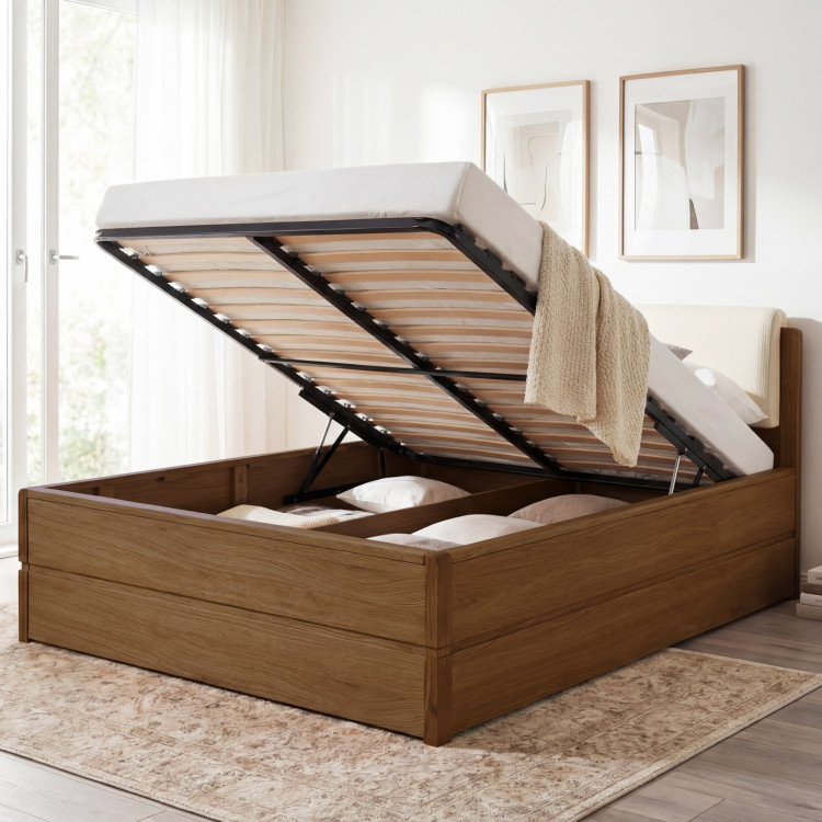 Postel mit Stauraum Ehebett DP, Helsinki 140 x 200 cm