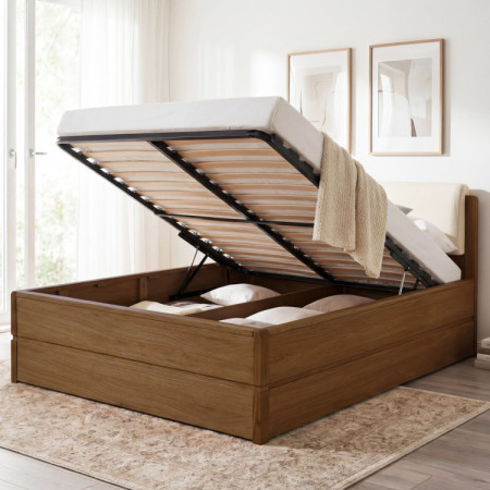 Postel mit Stauraum Ehebett DP, Helsinki 140 x 200 cm