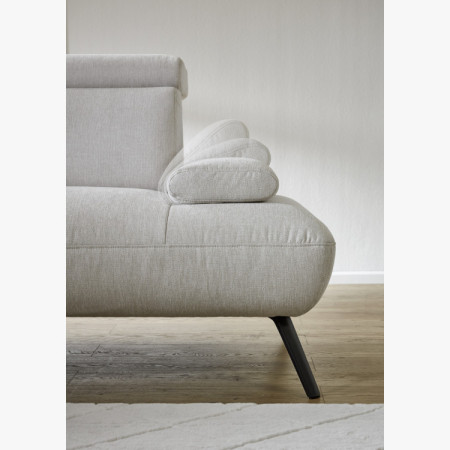 Sedergarnitur CALAIS – modernes Ecksofa mit hohen Füßen P