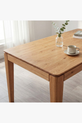 Ausziehbarer Massivholztisch 140 x 90 cm (225 x 90 cm) 2