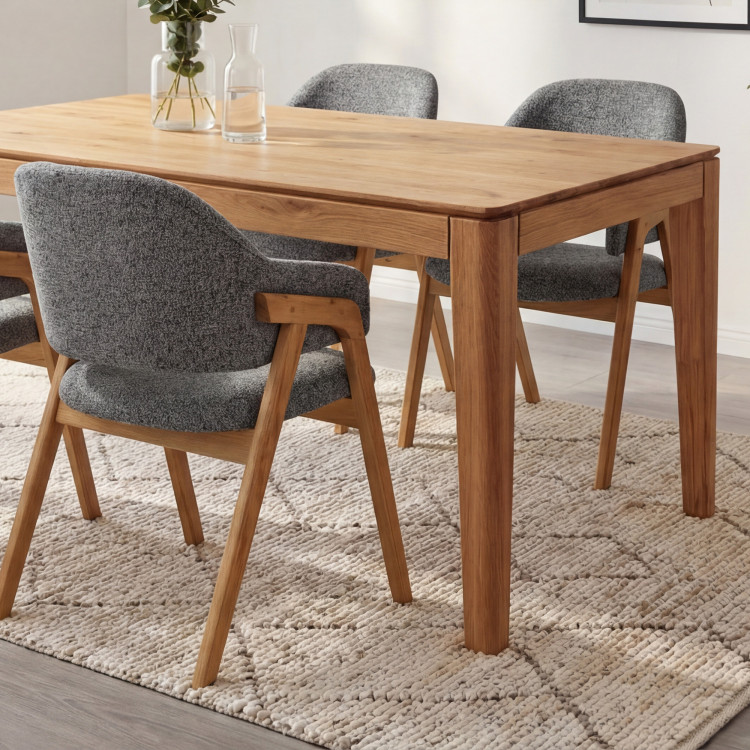 Ausziehbarer Massivholztisch 180 x 90 cm ( 265 x 90 cm )