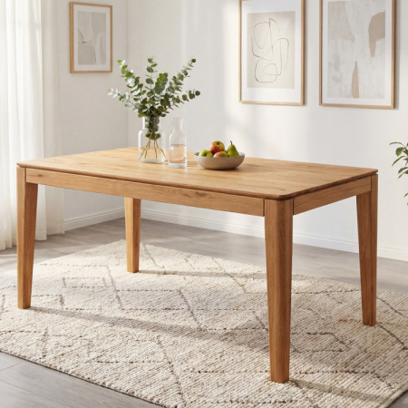 Ausziehbarer Massivholztisch 180 x 90 cm ( 265 x 90 cm )