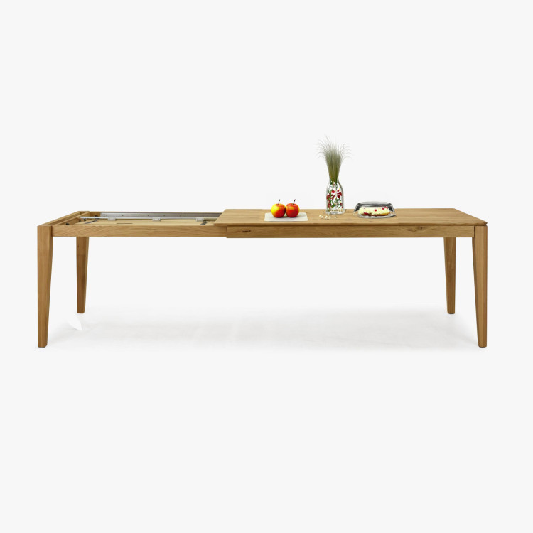 Ausziehbarer Massivholztisch 180 x 90 cm ( 265 x 90 cm )