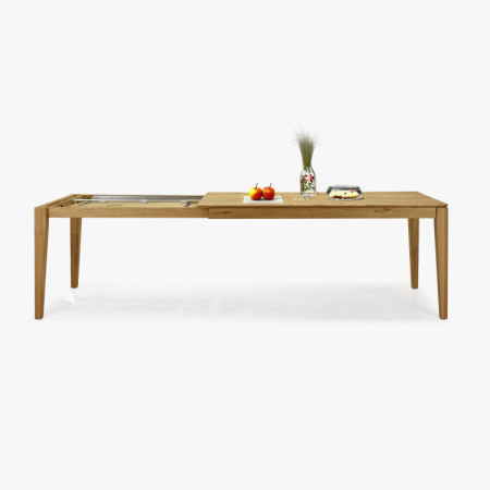 Ausziehbarer Massivholztisch 180 x 90 cm ( 265 x 90 cm )