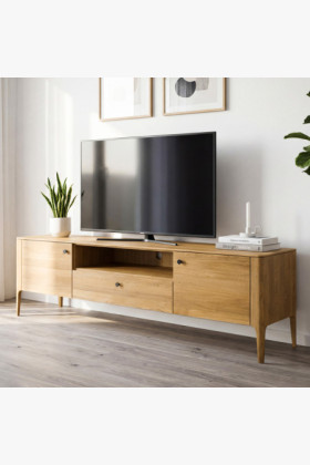 Eichen-TV-Kommode auf Füßen, Kosice