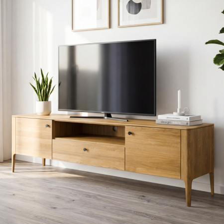 Eichen-TV-Kommode auf Füßen, Kosice