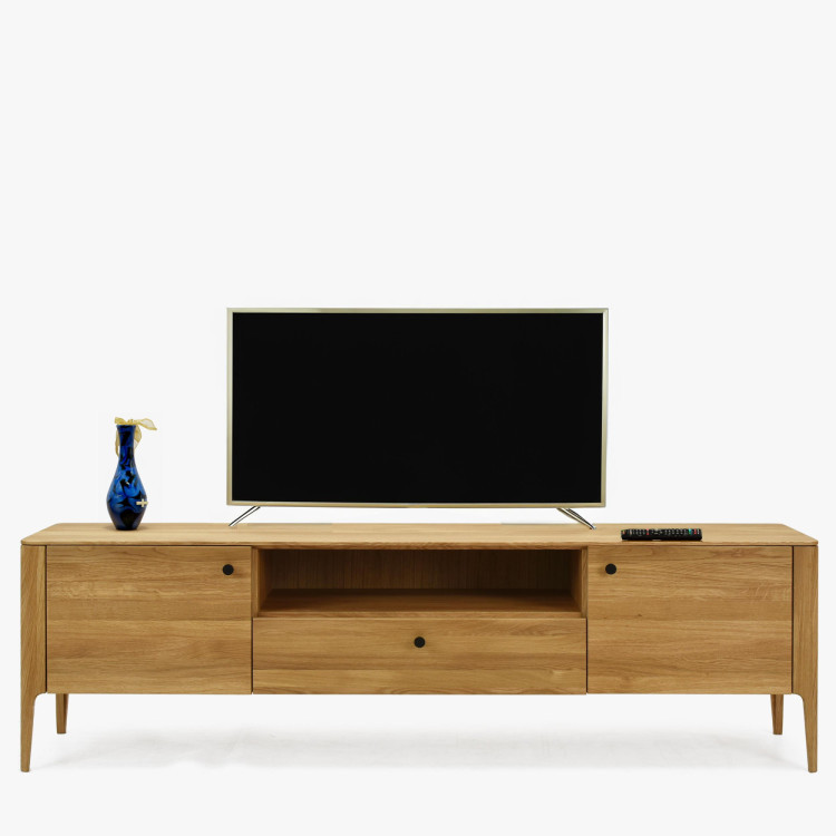 Eichen-TV-Kommode auf Füßen, Kosice