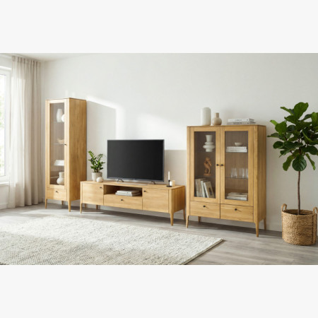 Eichen-TV-Kommode auf Füßen, Kosice