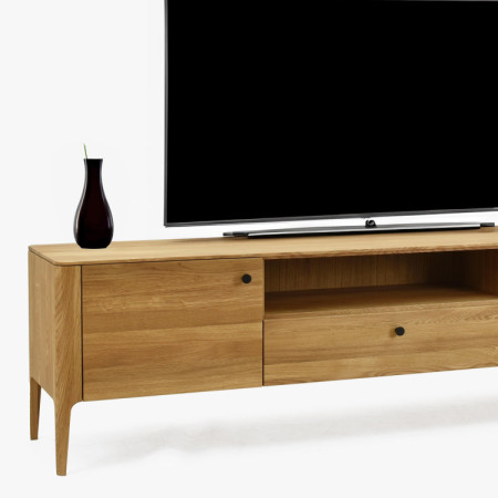Eichen-TV-Kommode auf Füßen, Kosice