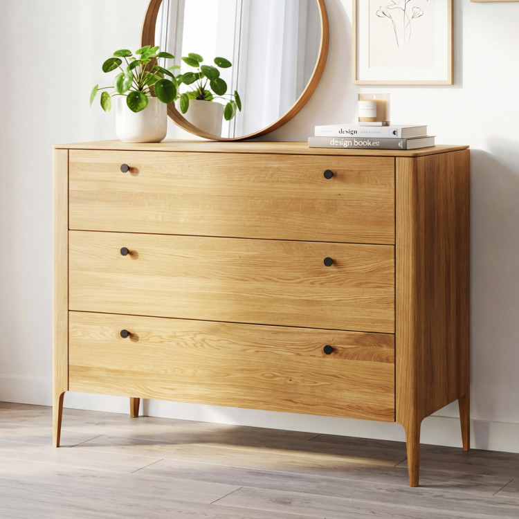 Schubladeneiche Kommode aus Eiche